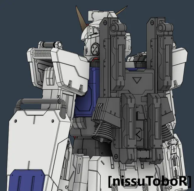 RX-79G — modelo 3D