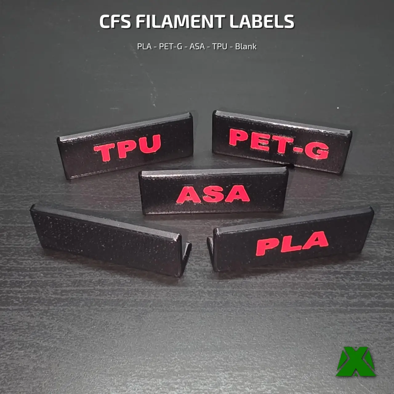 CFS Front Labels — modelo 3D