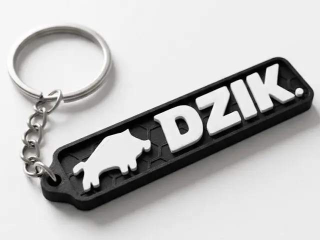 WK DZIK Keychain / breloczek / bryloczek — modelo 3D