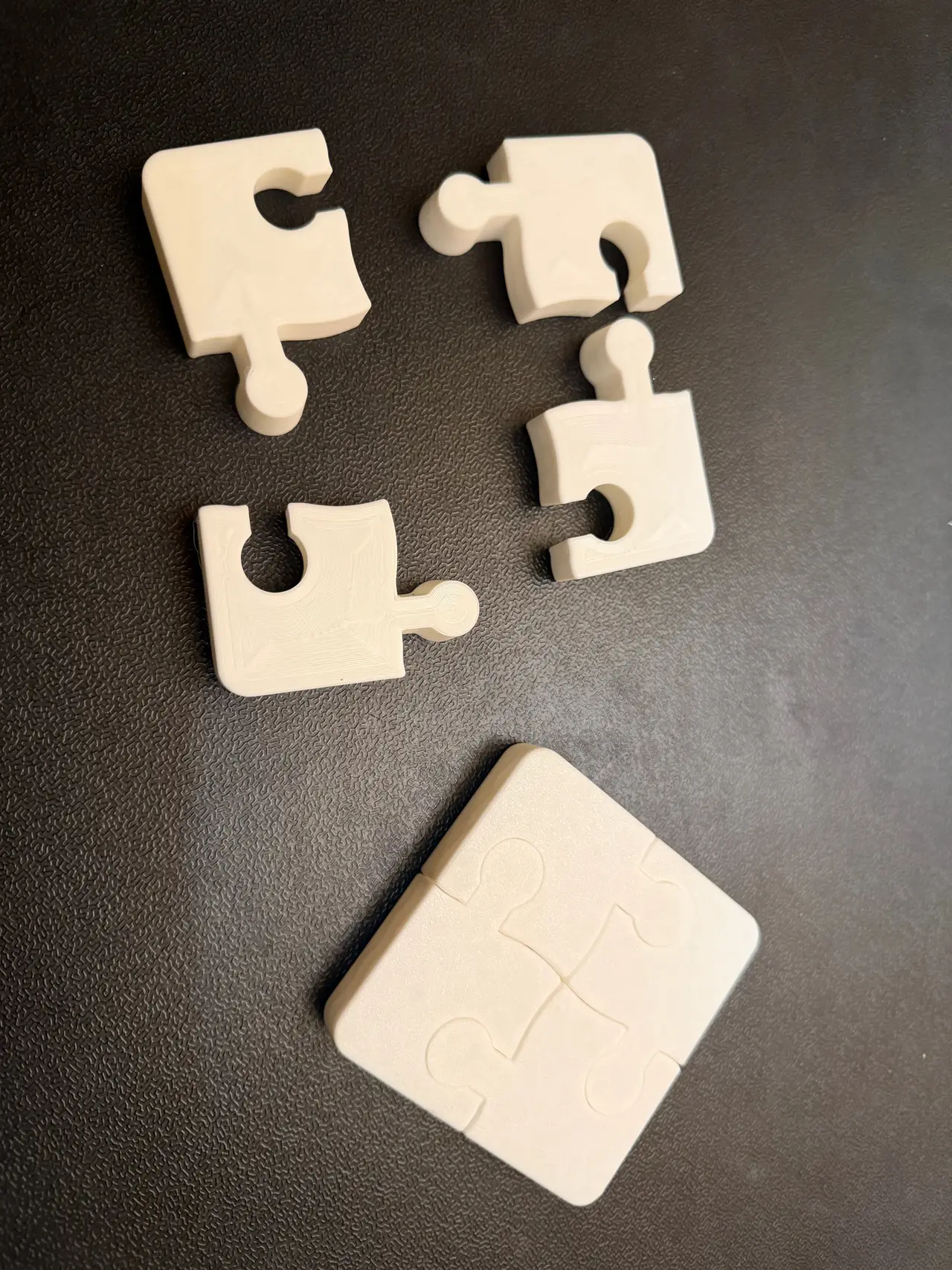 4 piece impossible puzzle — modelo 3D