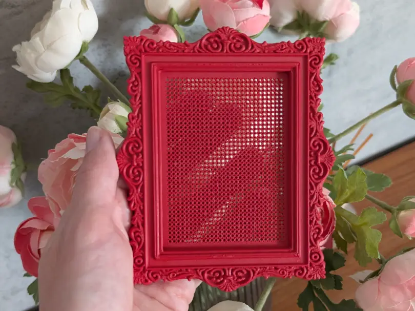Baroque Cross Stitch Frame 40x28, No Supports — modelo 3D