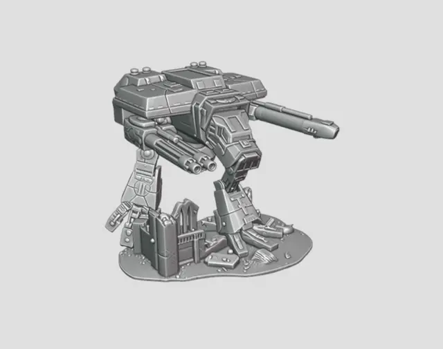 Warhound‑class titan from Warhammer. — modelo 3D