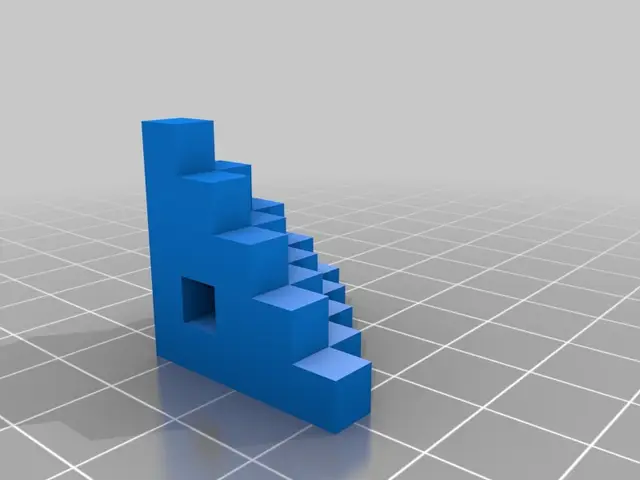 5mm Calibration Cube Steps — modelo 3D