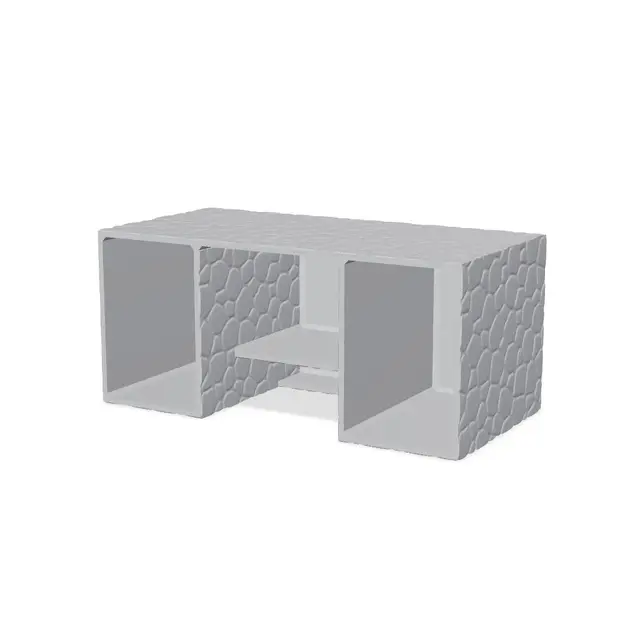 Remote Control Holder | Stone Texture Organizer — modelo 3D