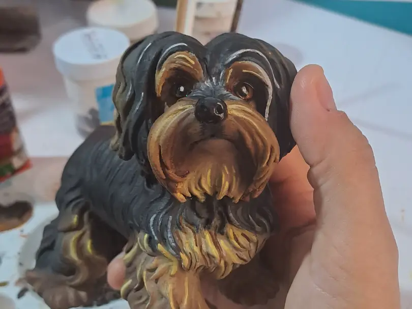 Perro Yorkshire Terrier — modelo 3D
