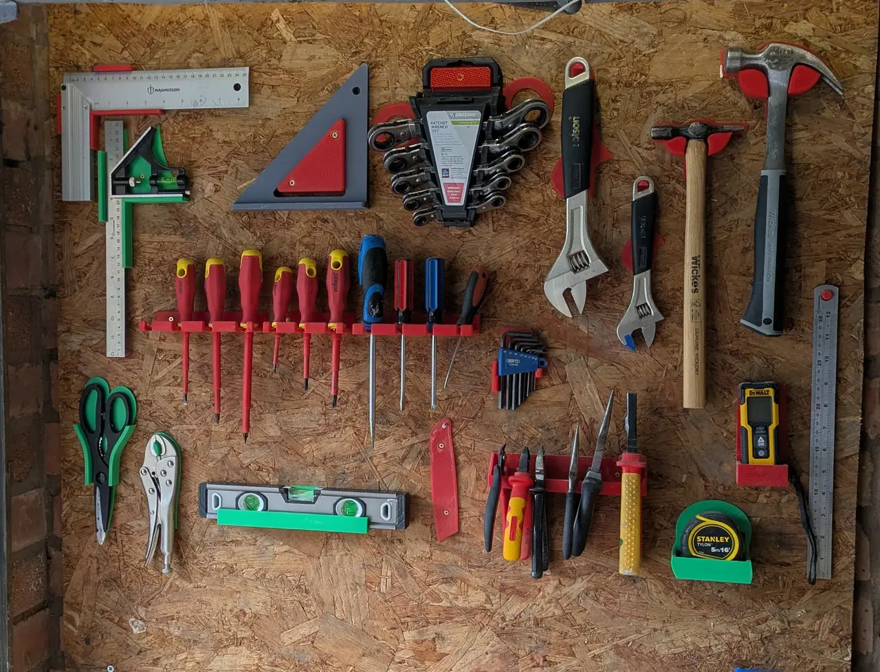 Garage Tool Wall - Holder Collection — modelo 3D