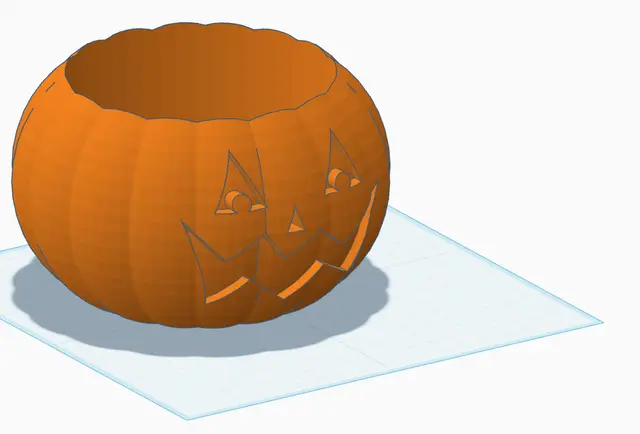 Halloween flowerpot — modelo 3D