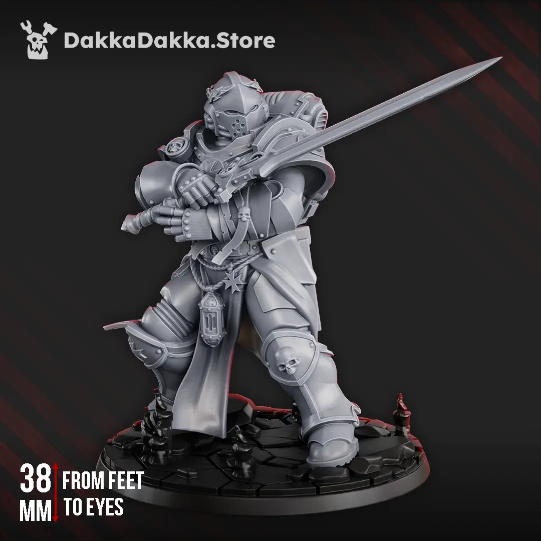 Battle Brother + painting guide — modelo 3D