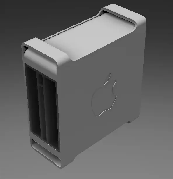 Mac Pro Shell HDD storage — modelo 3D