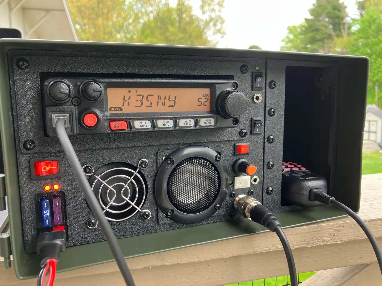 VHF Ham Radio Ammo Can Go Box / Portable Field Radio Station — modelo 3D