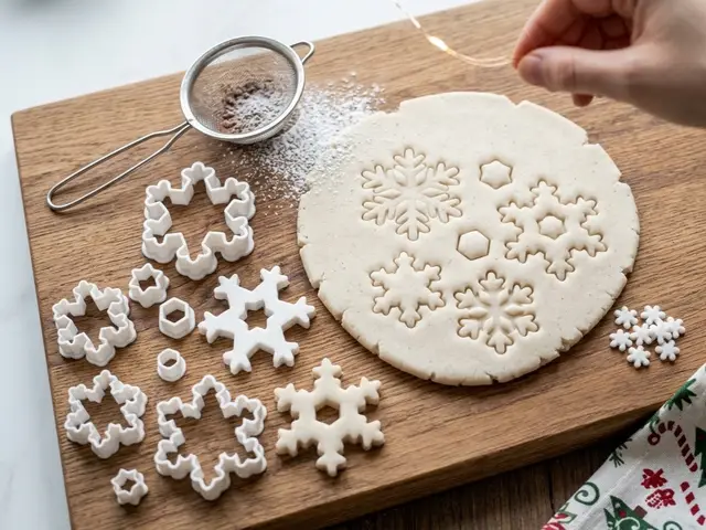 Snowflake Cookie Cutter Set / Christmas cookie — modelo 3D