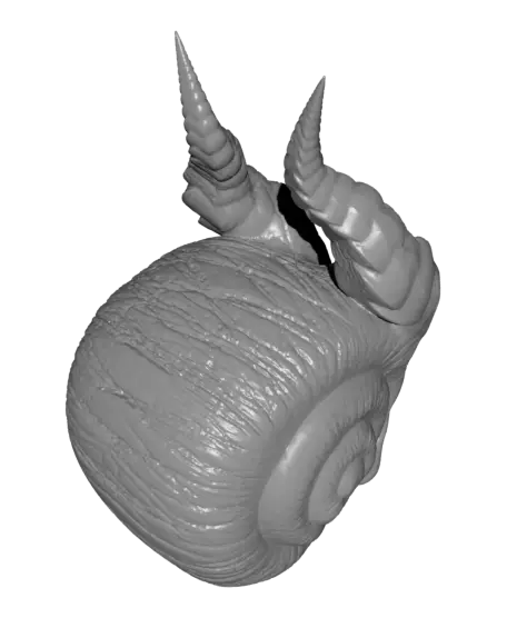 Skull of the demon snail.stl — modelo 3D