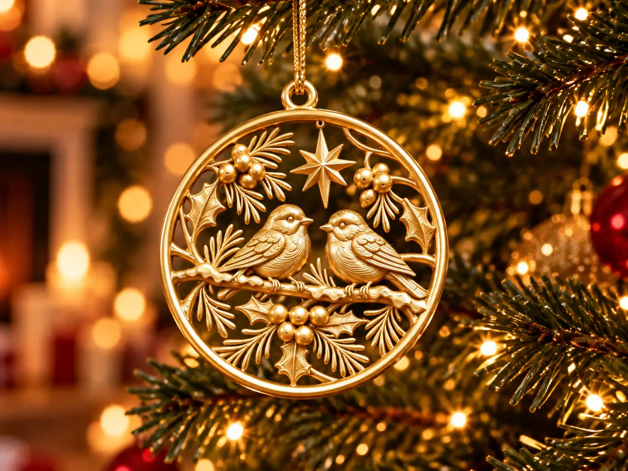 Christmas Birds Ornament — modelo 3D