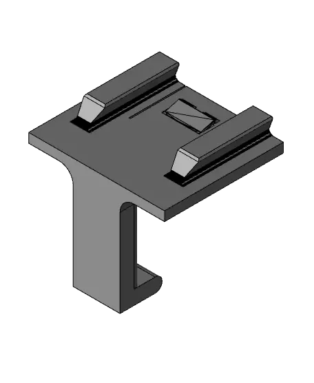 Headphone Holder for ClampDock — modelo 3D