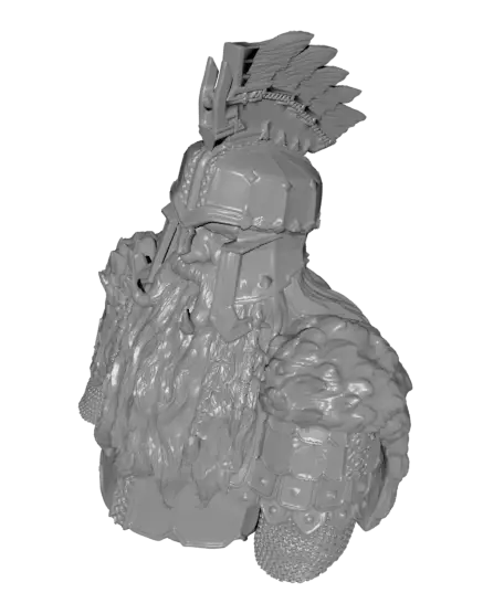 Dain Ironfoot Bust (Pre-Supported) — modelo 3D