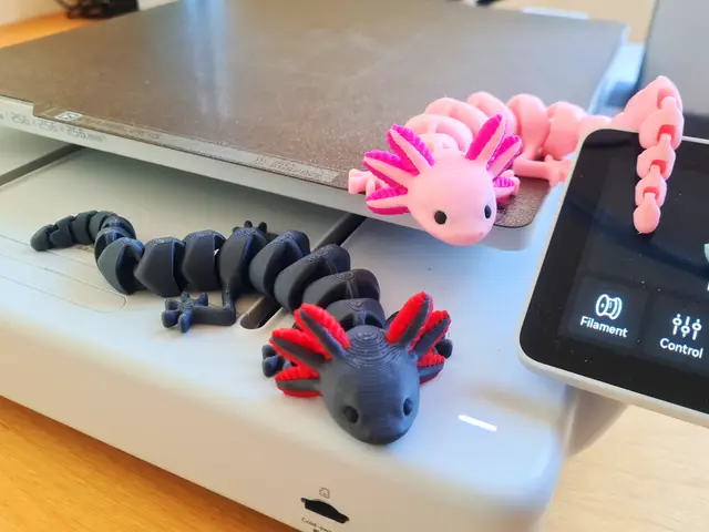 Articulated Axolotl (Multicolor) — modelo 3D