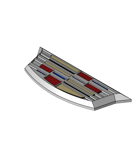 Cadillac logo — modelo 3D