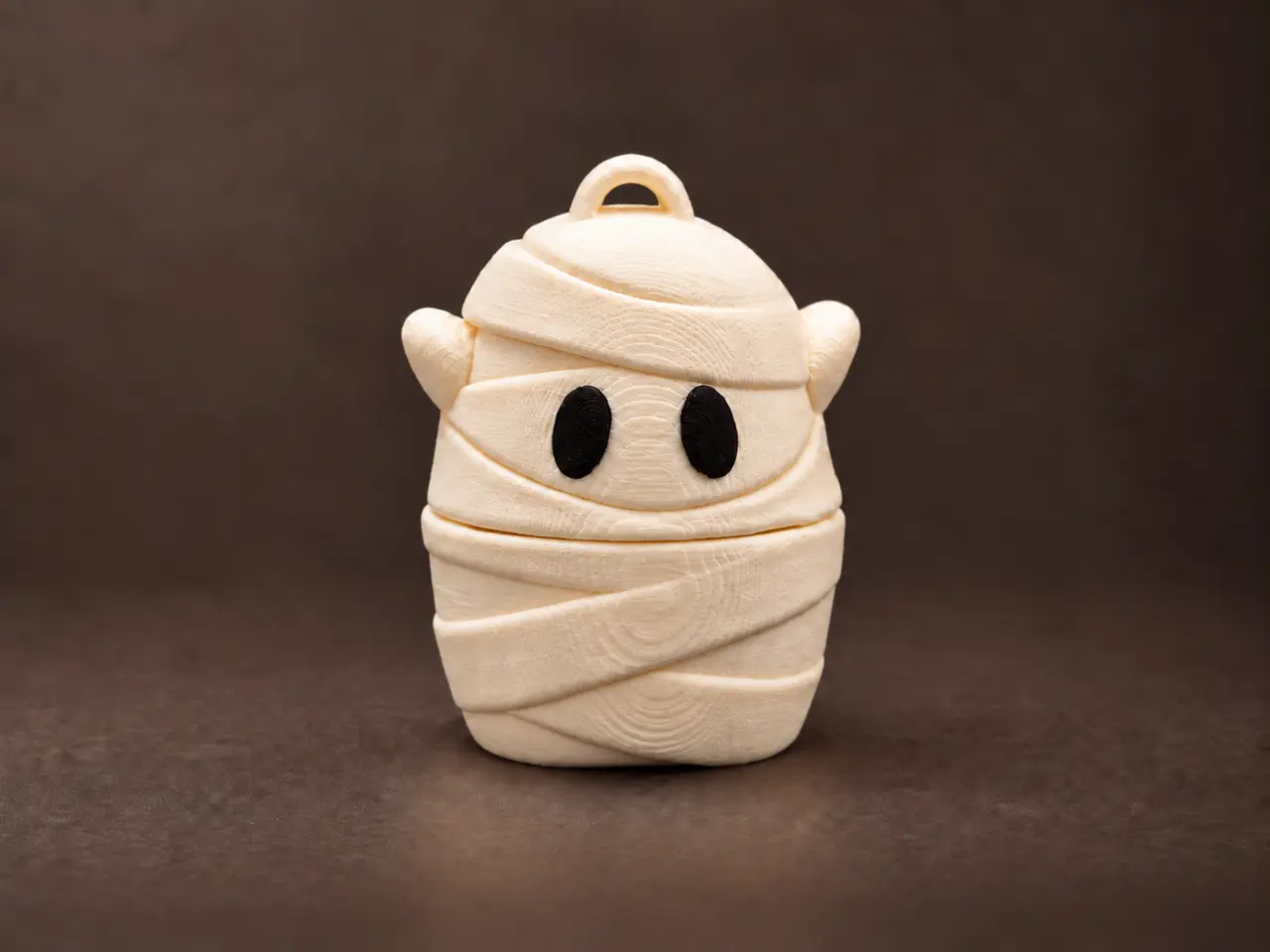 Cute Flexi Mummy - No Supports - Halloween Design - Keychain — modelo 3D