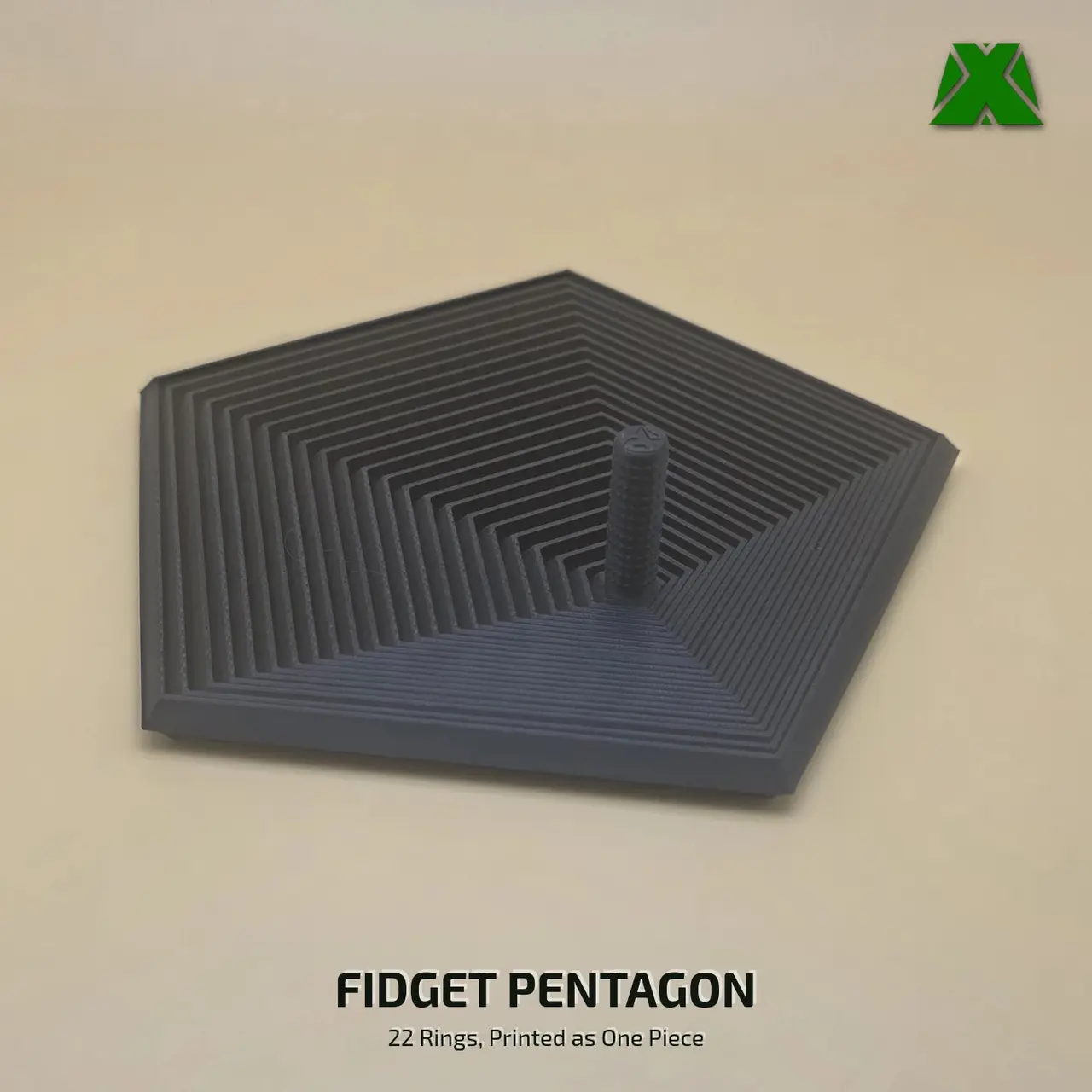 Fidget Pentagon — modelo 3D
