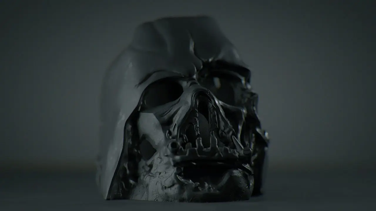 Darth Vader Melted Mask — modelo 3D