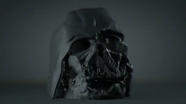 Darth Vader Melted Mask — modelo 3D