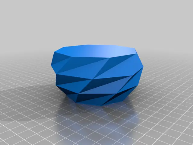 Low Poly Planter - Wide Top — modelo 3D