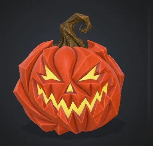 Spooky pumpkin — modelo 3D