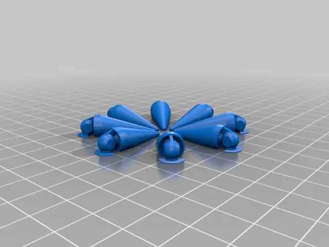 Ball-joint articulated octopus — modelo 3D