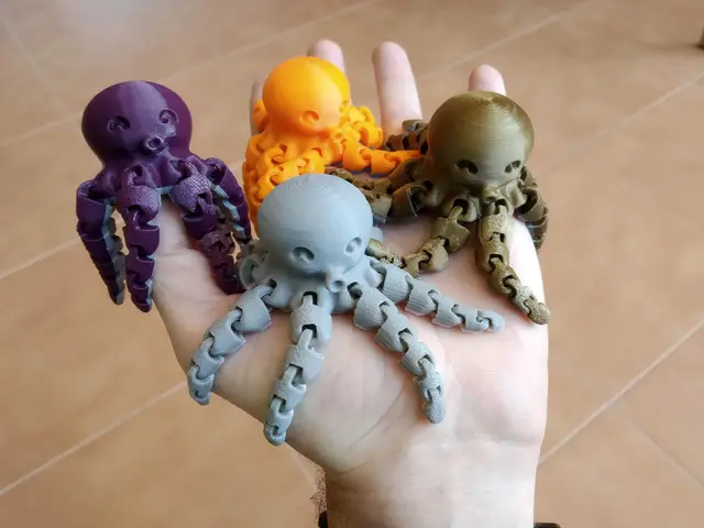 Cute Mini Octopus — modelo 3D
