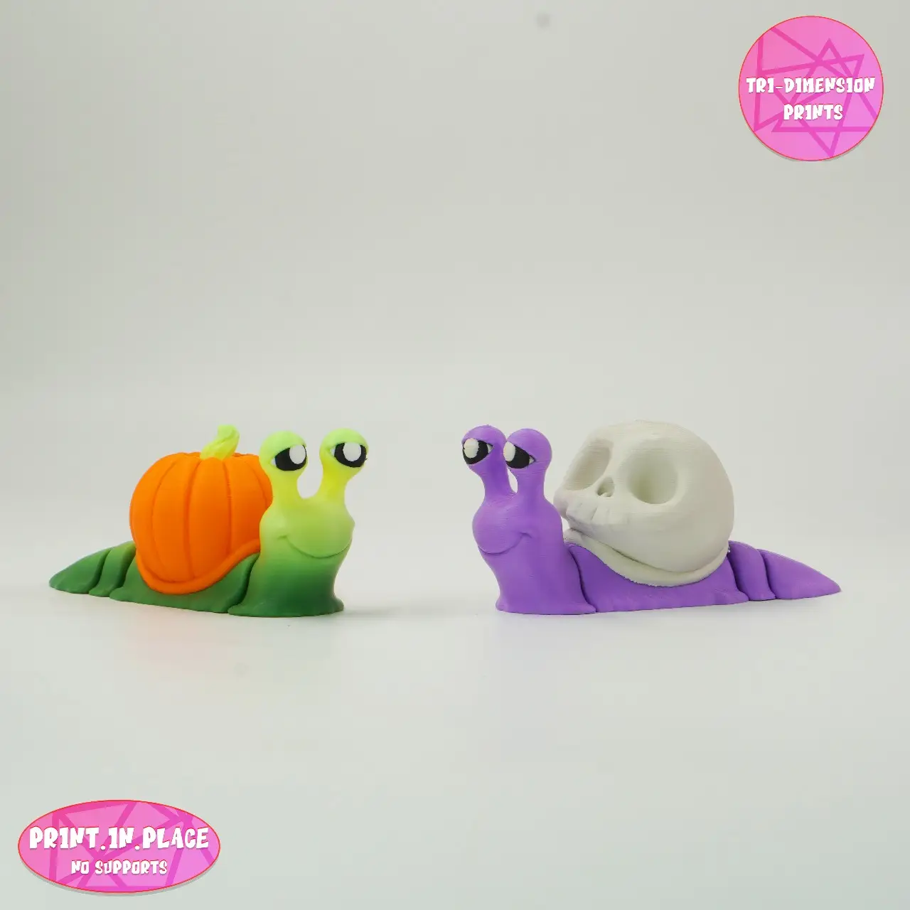 Flexi Halloween Snails — modelo 3D