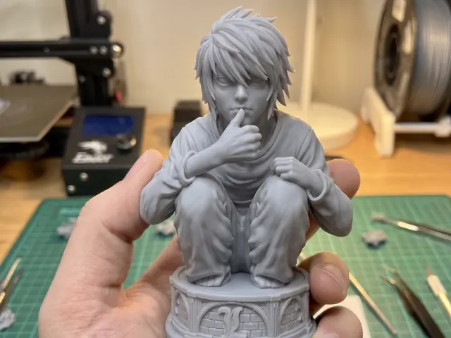 L Lawliet From Death Note 3D Model Fan Art — modelo 3D