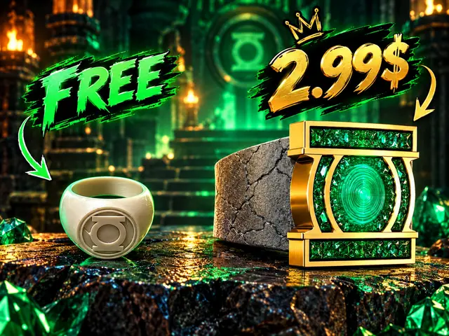 3D Printed Green Lantern Ring - LED Compatible — modelo 3D