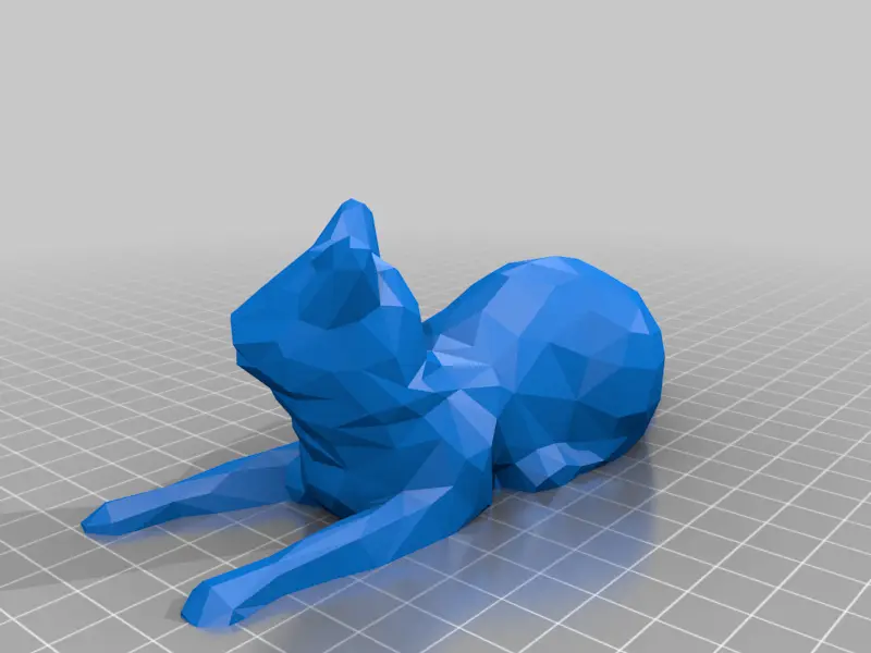 Low Poly Cat — modelo 3D