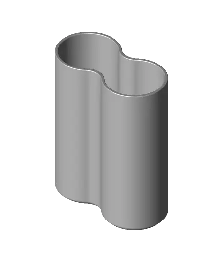 Minimalist 18650 Battery Cell Container - Vase Mode — modelo 3D