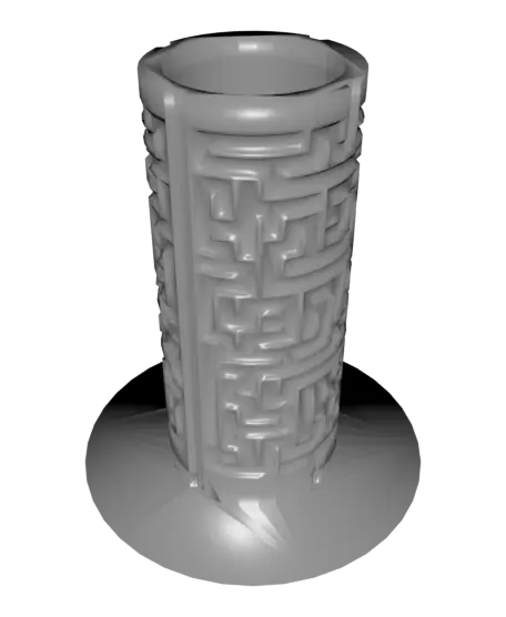 Easter Egg Cylinder Maze Gift Container — modelo 3D