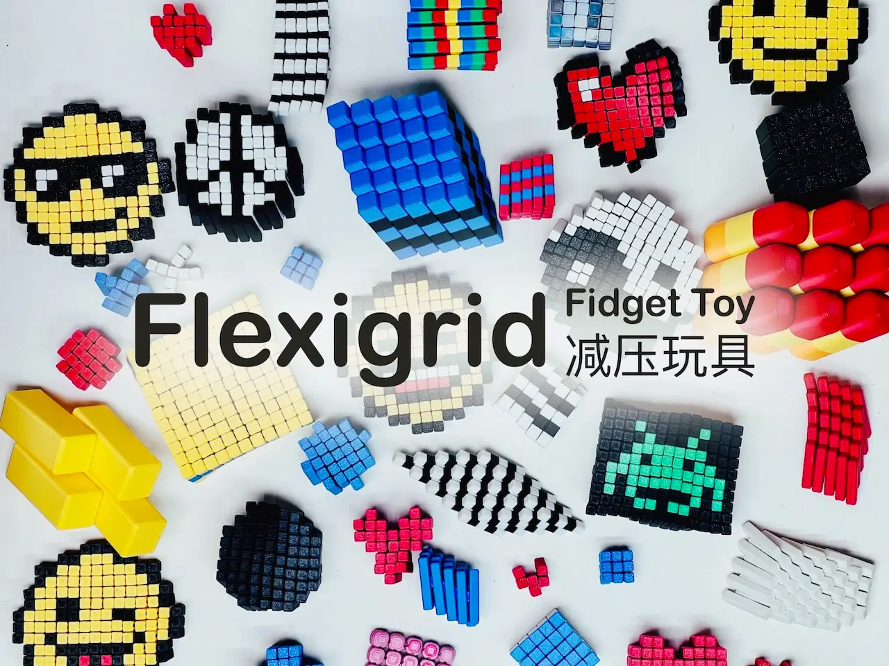 Flexigrid Fidget Toy — modelo 3D