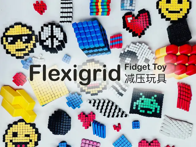 Flexigrid Fidget Toy — modelo 3D