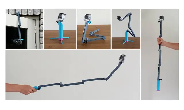 GoPro counter balance folding stick. — modelo 3D