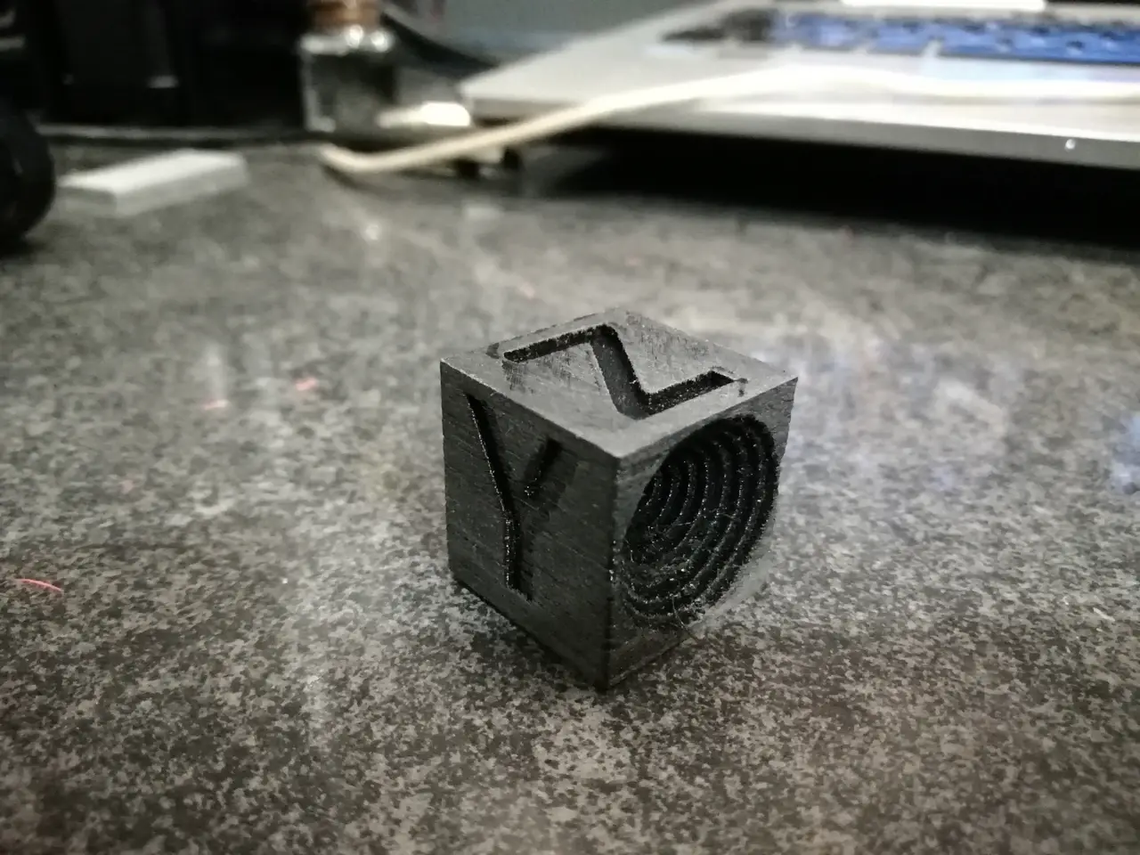 Cube XYZ étalonnage — modelo 3D