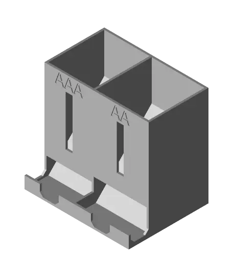Battery_Holder_AAAandAA — modelo 3D