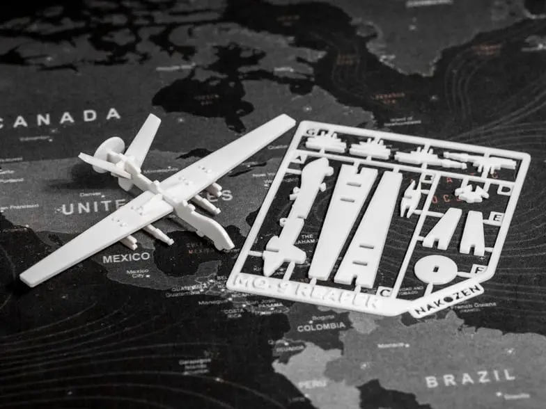MQ-9 Reaper Kit Card — modelo 3D