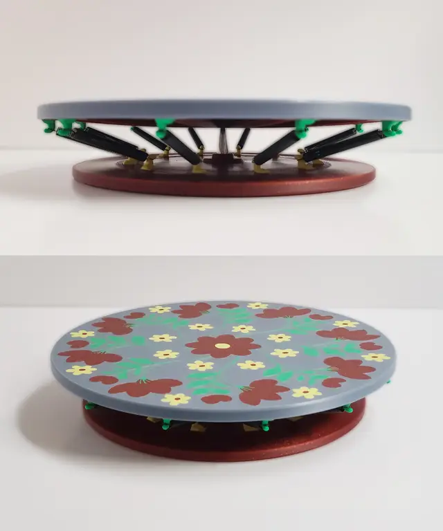 HovErgo Mouse Pad – Floral Pattern — modelo 3D