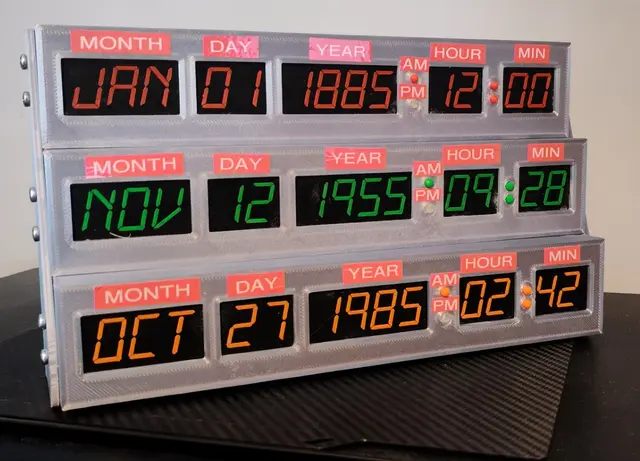 Back To The Future Time Circuits — modelo 3D