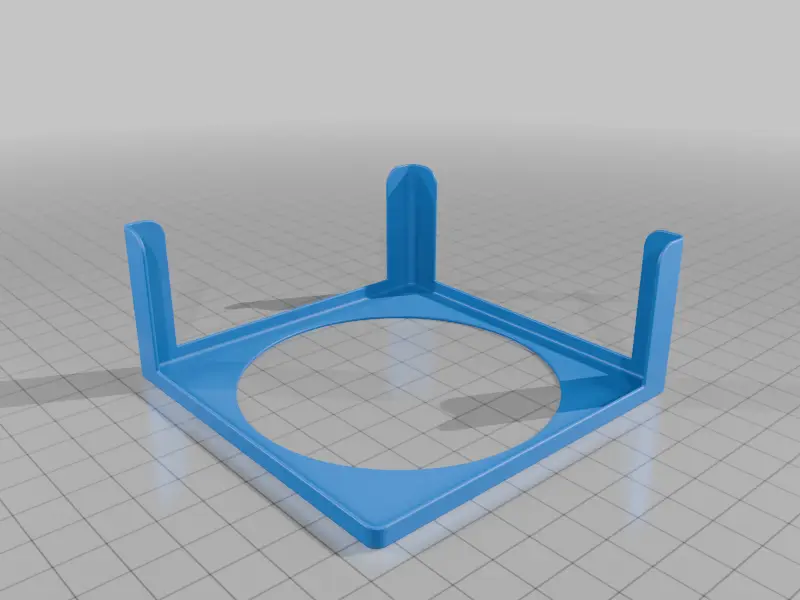 Notizzettel-Halter / Notes holder - 9 x 9 cm notes — modelo 3D