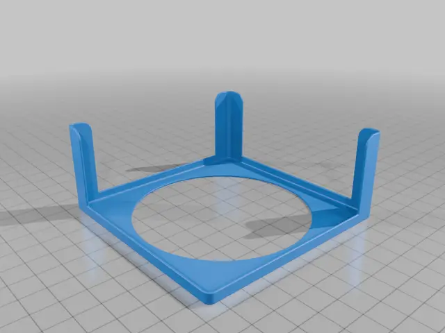 Notizzettel-Halter / Notes holder - 9 x 9 cm notes — modelo 3D