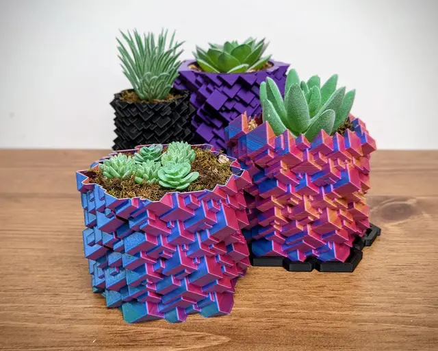 Glitch Planter — modelo 3D