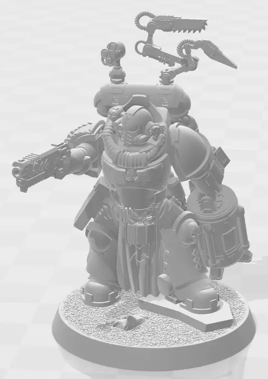 Chonky Gravity Biologist With A Pot to Carry For Sea Monster Box V4 — modelo 3D