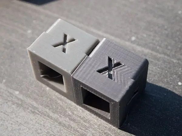 Vibration a.k.a. ripple a.k.a. shadow a.k.a. ghosting test — modelo 3D