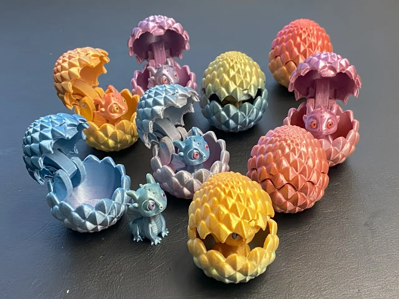 Tiny Dragon Egg Box (sturdier) — modelo 3D
