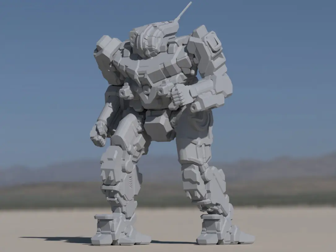 GHR-5H Grasshopper for Battletech — modelo 3D